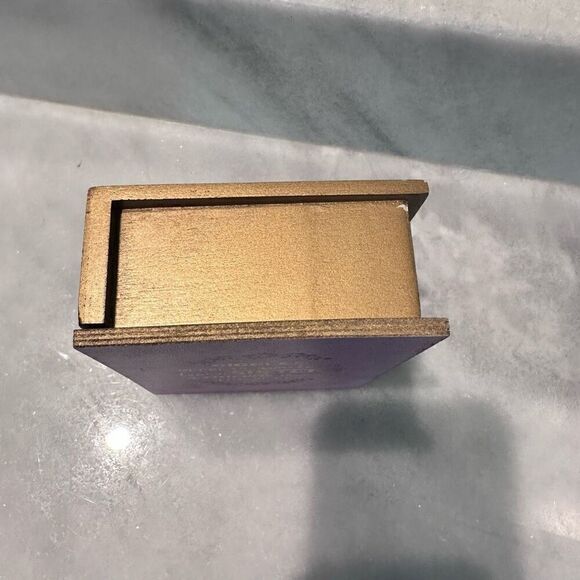 Francesca Statement Wooden Box Storage Sister Gift Ideas Pink 4''x5''x2'' - Picture 3 of 5